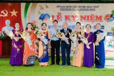 Lễ kỷ niệm 40 năm ngày NGVN và gặp mặt nhân dịp 55 ngày thành lập trường THCS Hoành Sơn (1967-2022)