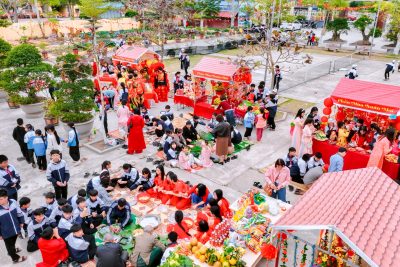 CHƯƠNG TRÌNH TRẢI NGHIỆM BÁNH CHƯNG XANH TẾT YÊU THƯƠNG TRƯỜNG THCS HOÀNH SƠN 2026