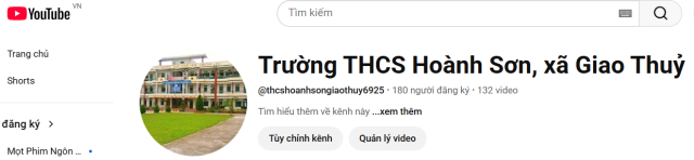 YOUTOBE THCS HOÀNH SƠN