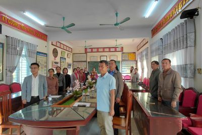 LỄ KẾT NẠP ĐẢNG VIÊN MỚI TẠI CHI BỘ THCS HOÀNH SƠN